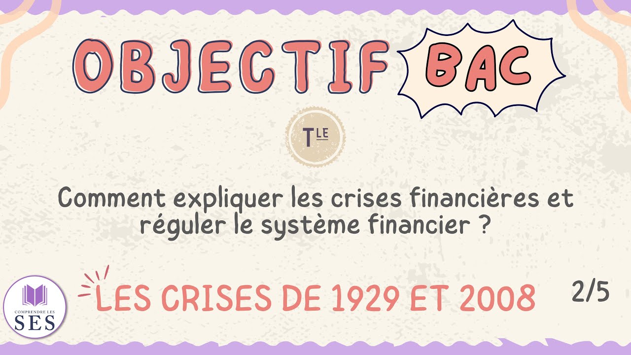 [BAC] Cours Crises financières - Les crises de 1929 et de 2008
