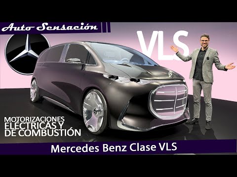 Presentación Mercedes Benz Vision V: Descubre la Clase V de superlujo con iluminación innovadora.