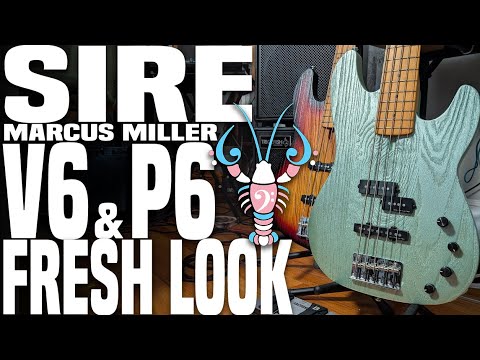 Sire V6 & P6 Fresh Look - New LIGHTWEIGHT & Sandblasted Basses - LowEndLobster Fresh Look
