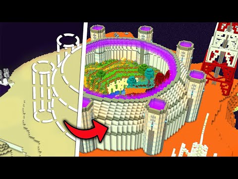 I Transformed the ENTIRE END in Minecraft Hardcore!