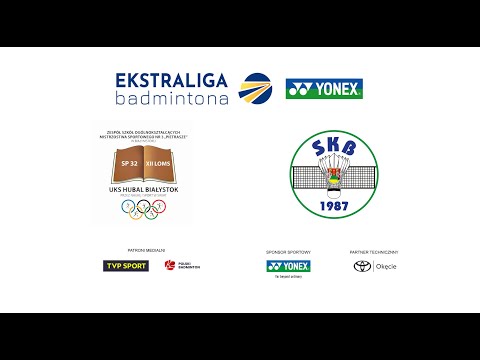 UKS Hubal Kawasaki Białystok - SKB Litpol-Malow Suwałki | kort 1 | Badminton | Ekstraliga Yonex 2025