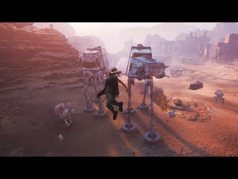 Battle of Jedha - Star Wars Jedi Survivor