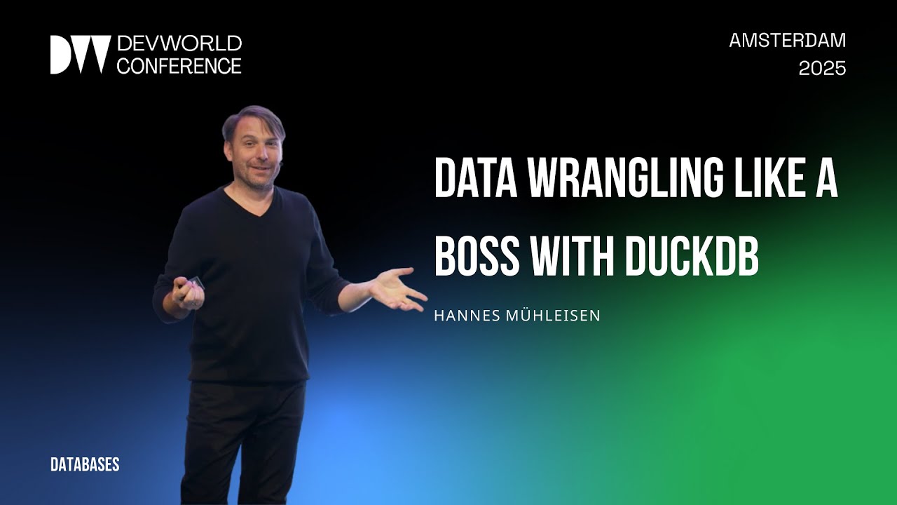 Hannes Mühleisen - Data wrangling like a boss with Duckdb