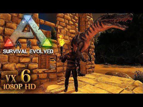ARK Survival Evolved Taming Raft Build and Catching a Baryonyx Gameplay Ep6 PC