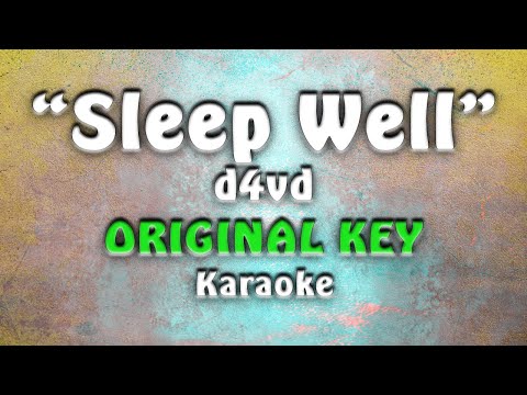 d4vd - Sleep Well (Karaoke Version)