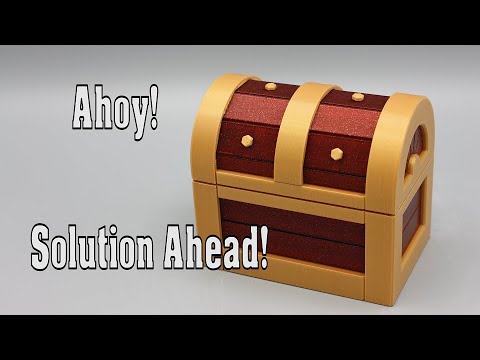 Discover the Treasure! Treasure Chest Puzzle Box | Solution