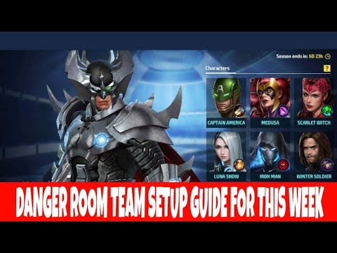 Danger room team setup guide for this week - marvel future fight