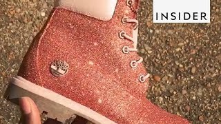 Customized Glitter Shoes