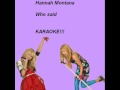 Hannah Montana Who Said karaoke HQ + lyrics + ...
