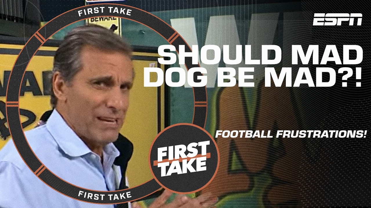 Mad Dog gets MAD about the Texas Longhorns, NFL officials & Ravens-Cowboys in Brazil 📣 | First Take
