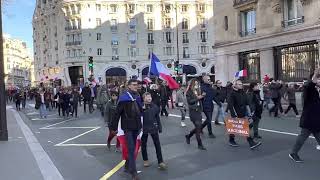 おったまげ（00:00:33 - 00:01:20） - La manifestation paris 2022/02/12