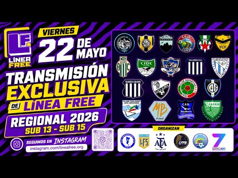 VIERNES 22 DE MAYO - REGIONAL PATAGONICO SUR - SUB 13 Y SUB 15 - TRES LAGOS