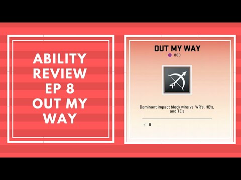 ABILITY REVIEW EP 8 - OUT MY WAY