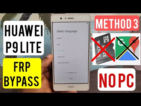 Huawei P9 LITE (VNS-L31) Frp Bypass Without Pc | Maps Not Working | METHOD 3 | Work 1000%