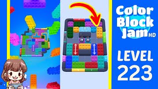 Solusi Level 223 Color Block Jam