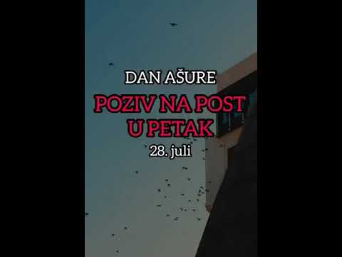 Poziv na post u petak (dan Ašure)