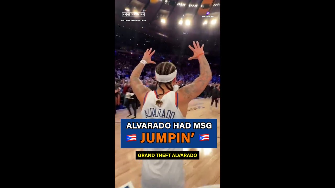 Grand Theft Alvarado had the Garden on 💯 #NBAFinals #JoseAlvarado