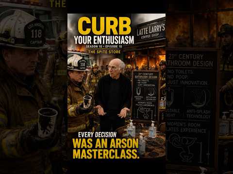 His Bathroom Design Ended Up Burning Down His Own Store丨Curb Your Enthusiasm S10E10 #shorts #movie