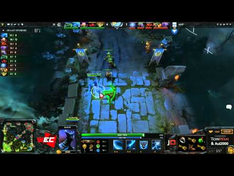 Johnnys Revenge vs MVP Phoenix Game 1 - World e-Sports Championships   @TobiWanDOTA @Aui_2000