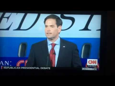 Rubio moment at Republican debates 9/16/2015