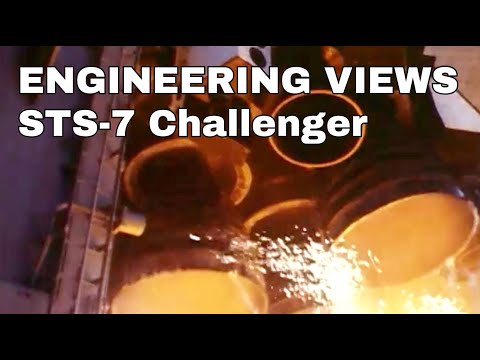 Engineering Launch Views of Space Shuttle Challenger | STS-7 1983