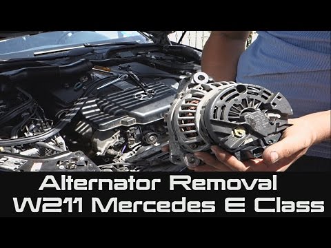 How To Change Alternator From Mercedes E500 | W211