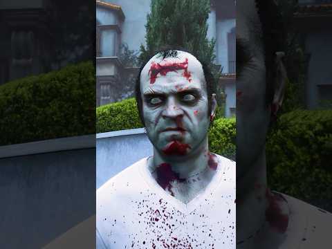 GTA 5 Protagonist As Zombies #gta5 #gta #shorts