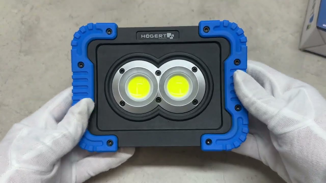 Прожектор Hoegert 20W USB 6400K IP54