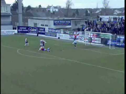 Linfield fc vs Glenavon fc Irish Cup Qualifying Round 14/2/09