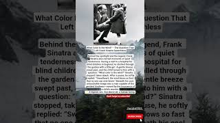 What Color Is the Wind? – The Question That Left Frank Sinatra Speechless