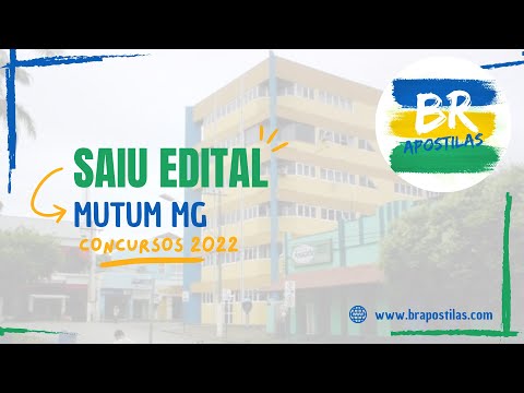 Apostila PREFEITURA DE MUTUM MG 2022 Auxiliar Administrativo