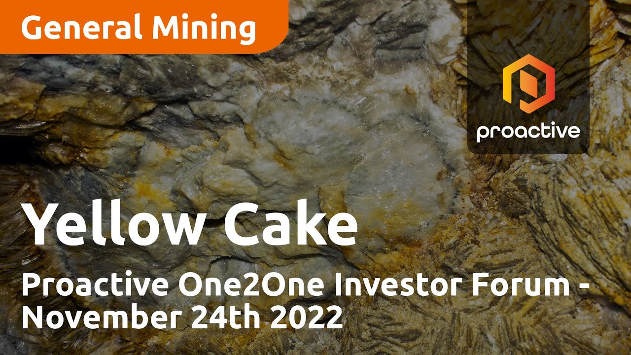 Yellow Cake presents at the Proactive One2One Investor Forum - November 24th 2022