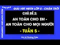 Vở bài tập Hoạt động trải nghiệm Lớp 5 Tuần 5 - Trang 14, 15, 16