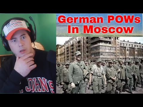 American Reacts Parade of the Vanquished - 57,000 German Prisoners, Moscow 1944