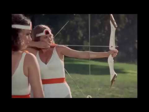 Amazons, Wonder Girl & Hippolyta on Paradise Island- WONDER WOMAN (1976) Debra Winger, Carolyn Jones