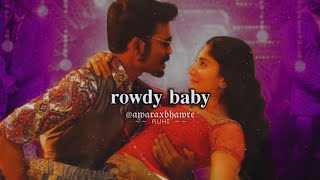 Download lagu rowdy baby (slowed reverb) - maari 2 | Tamil LoFi | Dhanush | Dhee mp3 Download lagu rowdy baby (slowed reverb) - maari 2 | Tamil LoFi | Dhanush | Dhee mp3