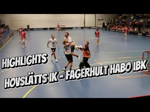 Highlights Hovslätts IK - Fagerhult Habo IBK (Innebandy/Floorball)