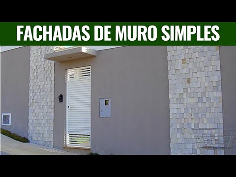 50 FACHADAS DE MURO SIMPLES QUE SÃO IMPERDÍVEIS