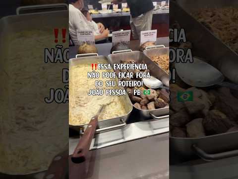 Imperdível Restaurante típico em João Pessoa. Paraíba - café da manhã, almoço e Jantar