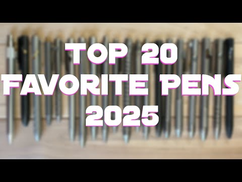 My Top 20 Favorite EDC Pens Available in 2025. Machined by the best! 🤌