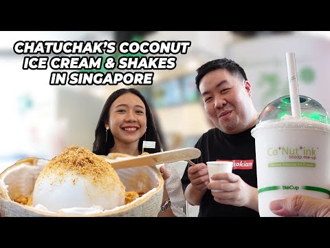 Sawasdee Singapore: Chatuchak's Coconut Ice Cream & Shakes in Singapore