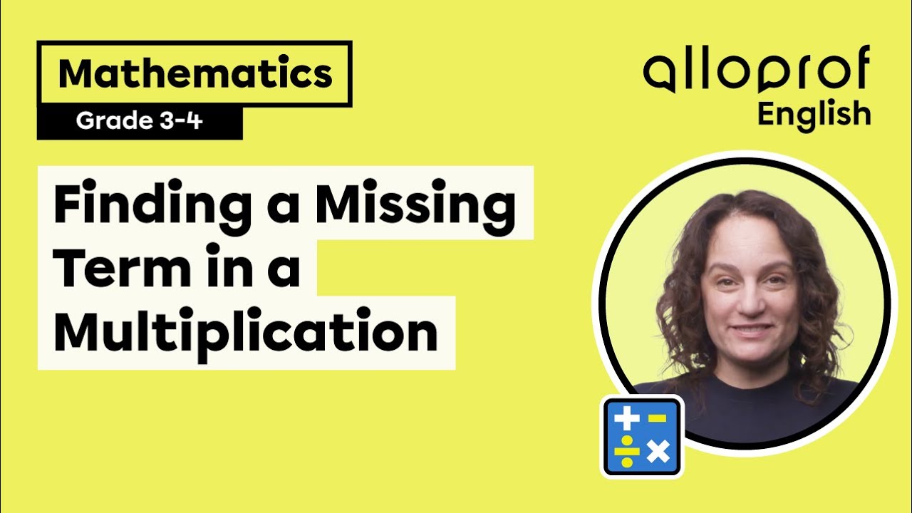 Finding a Missing Term in a Multiplication