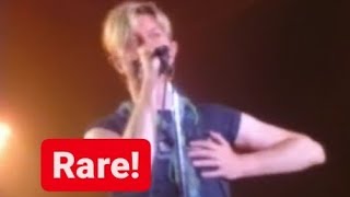 David Bowie having a heart attack and finishing show ahead of schedule (Reality Tour, Prague, 2004)