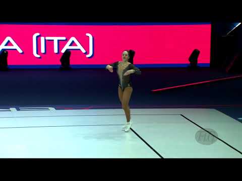 CUTINI Sara (ITA) - 2021 Aerobic Worlds, Baku (AZE) Qualifications Individual Women