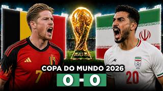 IRÃ SEGURA A BÉLGICA E ARRANCA EMPATE IMPORTANTE | 0 A 0 NA COPA DO MUNDO!