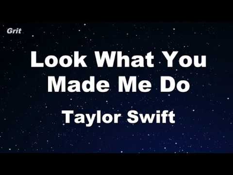 Look What You Made Me Do - Taylor Swift Karaoke 【No Guide Melody】 Instrumental