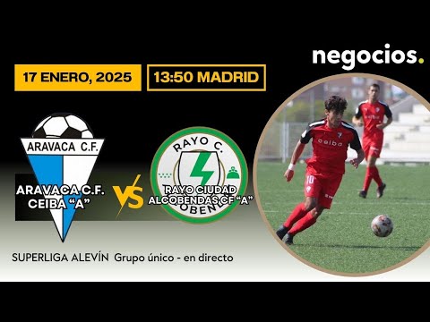 FÚTBOL EN DIRECTO | ARAVACA CF – CEIBA “A” vs RAYO CIUDAD ALCOBENDAS CF “A”