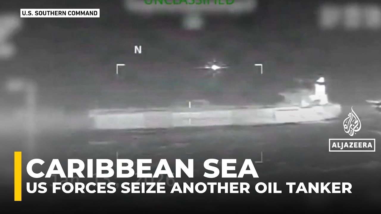 US seizes another oil tanker in Caribbean Sea ahead of Trump, Machado meeting