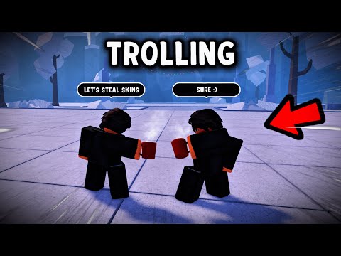TROLLING AND STEALING PEOPLE'S SKIN | Ultimate Battlegrouds