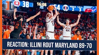 LIVE POSTGAME POD: Illini rout Maryland 89-70